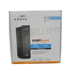 NWT ARRIS SBG7600AC2 Cable Modem Router Combo DOCSIS 3.0 AC2350 WiFi
